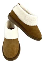 Comprar Pantuflas Mujer Stahl 3889 Originales Bota Piel Gamuza Beige