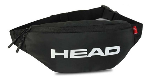 Riñonera Head Deportiva Maxi Unisex Urbana Camping Reforzada Color Negro