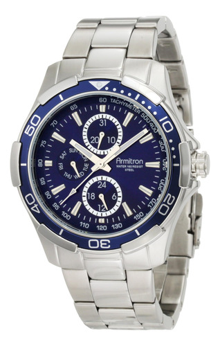 Reloj De Pulsera De Acero Inoxidable Blsv Armitron Para Homb
