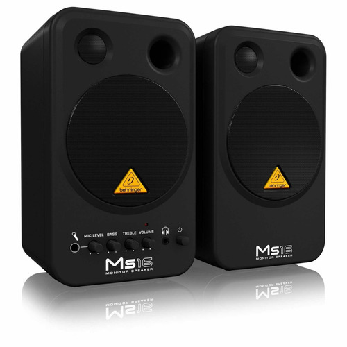 Imagen 2 de 4 de Par Monitores Behringer Ms16 Parlantes Multimedia Ms Monitor