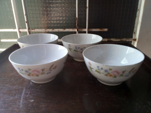 4 Bowls Chicos En Ceramica 11,5cm Diametro X 5,8cm Alto