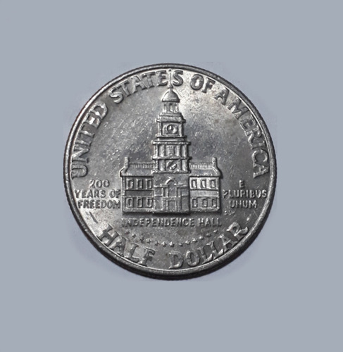 Moneda De Eeuu, 1976 D, 1/2 Dólar Del Bicentenario, Xf