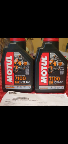 Motol 10w60 Full Sintetico Para Motos De Alta Gama