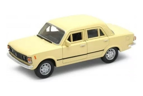 Welly Fiat 125p Beige Escala 1:34 Vehiculo Coleccion