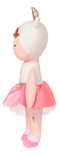 Boneca Pelucia Metoo Angela Zoo Unicornio 33cm Rosa-chiclete