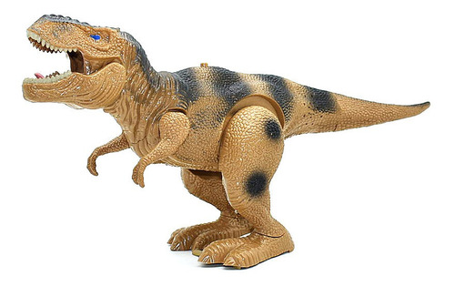 Juguete Dinosaurio Tiranosaurio Rex Sonido Ruge Camina 25 Cm