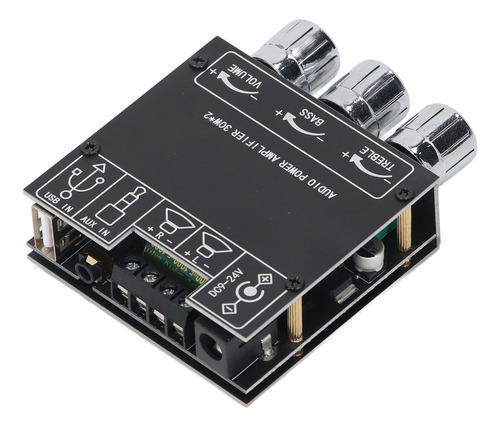 Placa De Módulo Amplificador De Potencia De Sonido 2x30 W 2.