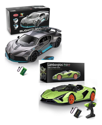 Coche Rc Miebely Bugatti Divo 1/12 12 Km/h Para Niños