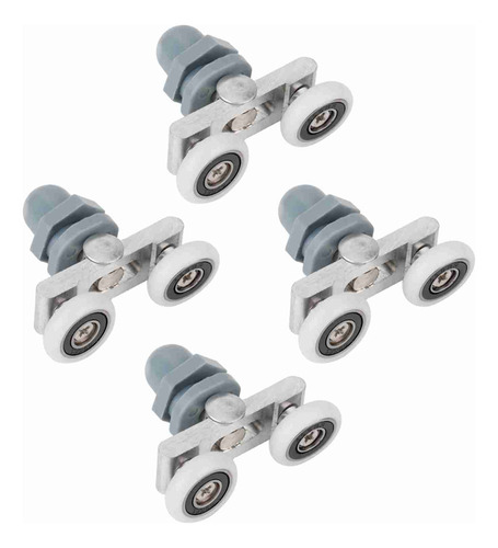 Bh Compatible Vidrio De Baño Con Doble Riel Enrollable Para
