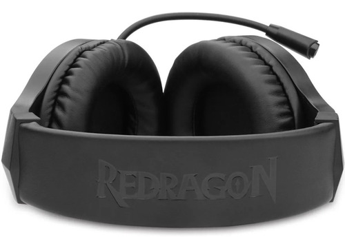 Auriculares Gamer Redragon H260 Hylas Negro Con Luz Led