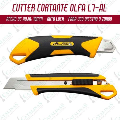 Cutter Cuchilla Cortante Olfa L7 - Al 18mm Local Microcentro