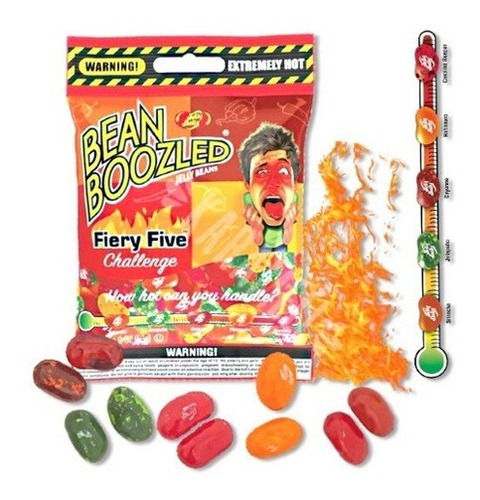 Jelly Belly Bean Boozled Fire Five Picante Pimentas Bag 53g