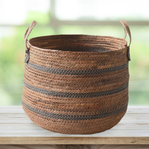 Cesta De Lavandería Tejida Cesto De Ropa ... M