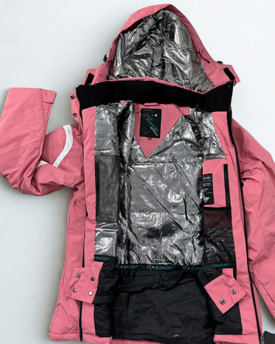 Campera De Nieve Ski Snowboard Mujer Impermeable Importada Rosa 5xl