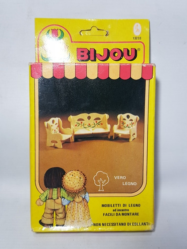 Imagen 2 de 8 de Antiguo Juego Living Muñeca Italiano P/ Armar Mad Mag 57713