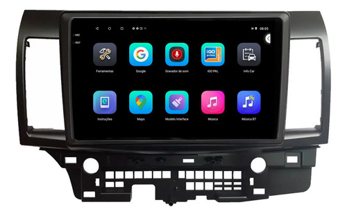 Central Multimidia Lancer 09/15 9p Android 2gb 64gb Carplay