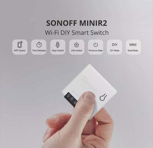 Sonoff Mini R2 Interruptor Programador Temporizador Wifi