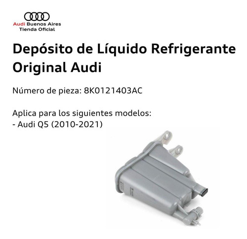 Depósito De Líquido Refrigerante Audi Q5 2010 Al 2021