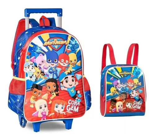 MOCHILA BABY STYLE BRANCOALA com BOLSO TÉRMICO - P