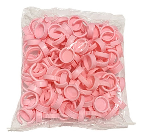 Anel De Batoque Rosa Com 50 Un. Micropigmentação Tatuagem