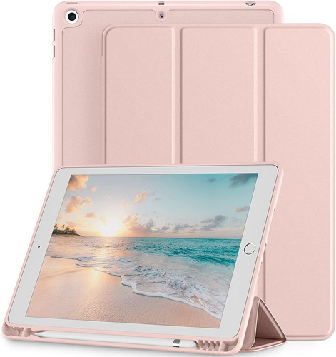 Funda Para iPad 10.2 9th/8th/7th Generacion Rosa 