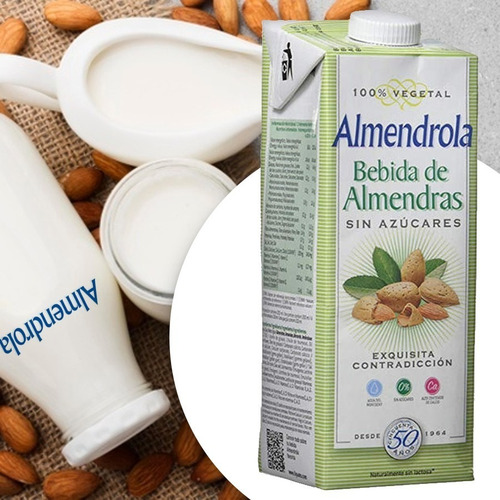 Almendrola Bebida De Almendras Sin Azuca - mL a $13