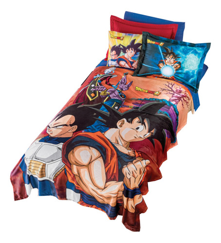 Cobertor Hombre Cobertor Goku Frazada Dragon Ball Matri