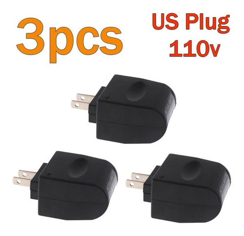 Adaptador Convertidor 110v Ac A 12v Dc 3piezas