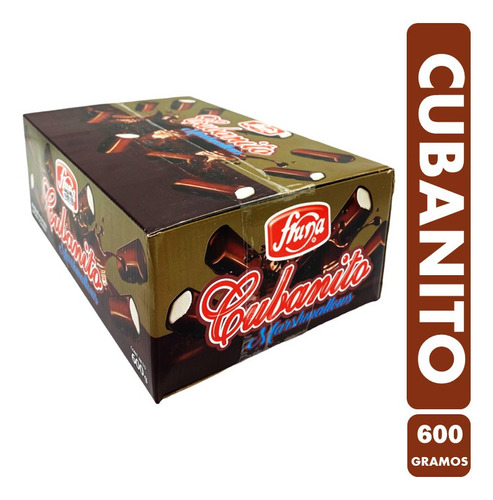 Cubanitos Marshmallows Bañados En Chocolate (caja Con 600gr)