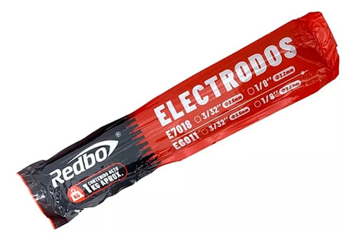 Electrodo E6011 1/8  3.2mm 1kg Redbo