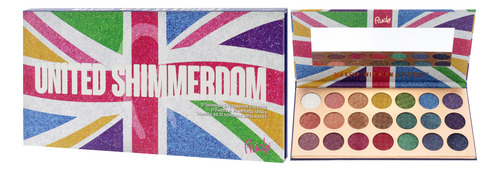 Paleta De Sombras Rude Cosmetics United Shimmer 21 Shades