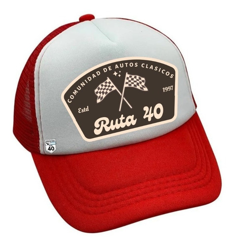 Imagen 3 de 6 de Gorra Trucker Carreras Curva Regulador Doble