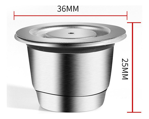 Cápsulas De Café Reutilizables Espresso Juego 2 Cápsulas