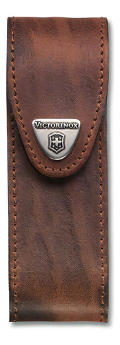 Estuche Victorinox En Cuero Para Navaja 4.0548 Inmed Color Cafe