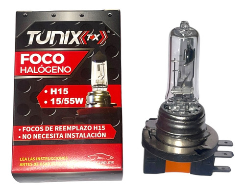 Lámpara H15 12v 15/55w Alta Y Baja