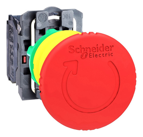 Botão De Emergência Schneider 22mm Gira-destrava Xb5as8444