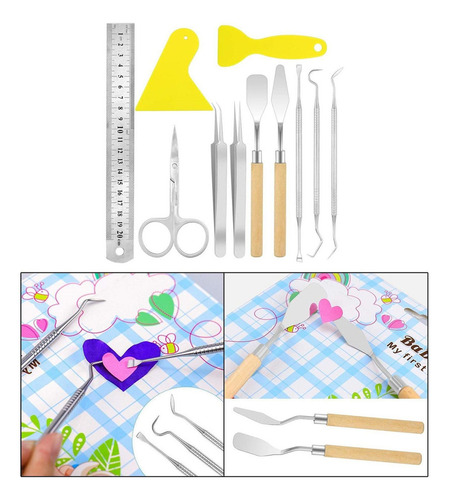Kit De Herramientas De Deshierbe De Vinilo De 11 Piezas Para
