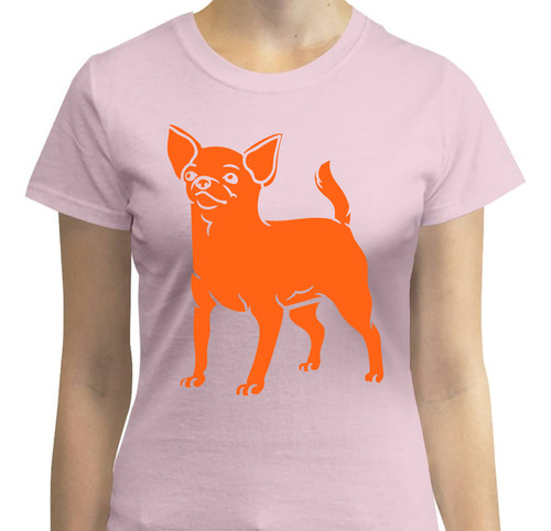 Playera Mujer Con Diseño Perro Chihuahua