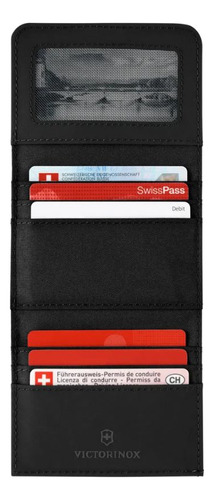Billetera Tri-fold, Travel Essentials, Negro, Victorinox