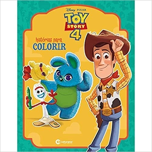 Toy Story 4 - Histórias Para Colorir 64 Páginas