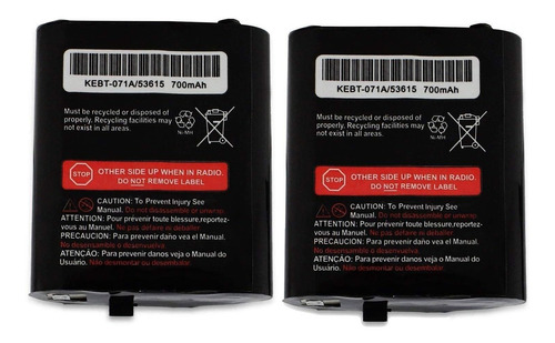 2 Baterias Para Motorola 53615 M53615 Kebt-071-a Kebt-071-b 