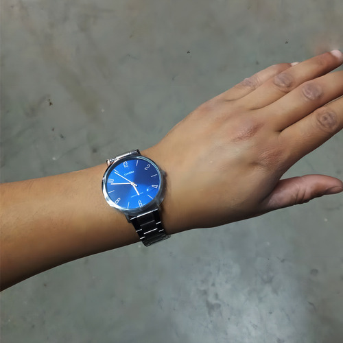Reloj Mujer Casio Ltp-vt01d-2b2 Análogo