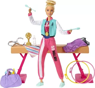 Barbie Set De Juego Gimnasia