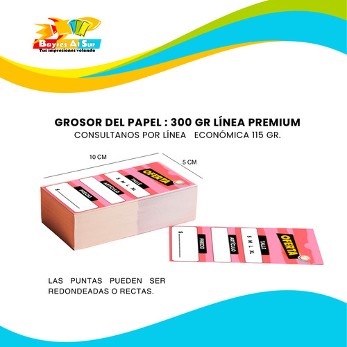 Etiquetas Para Ropa Oferta Precio 1000 Unidades Sin Precinto