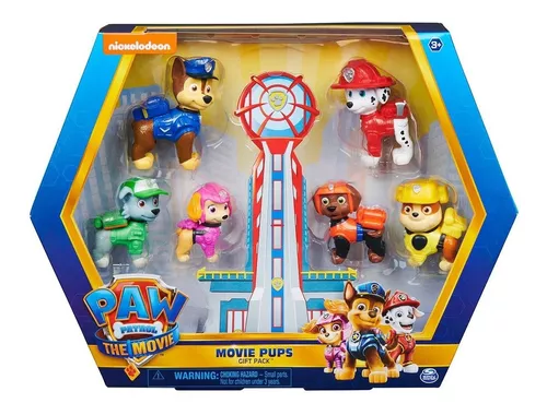 Pack 6 figuras puzzle borrador de Paw Patrol (Patrulla Canina