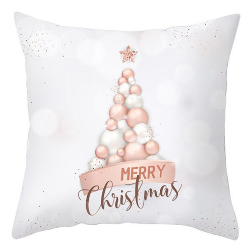 Funda De Almohada Con Decoración Navideña