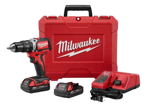 Milwaukee -22ct M18 ½ Kit De Taladro De Martillo Compacto .