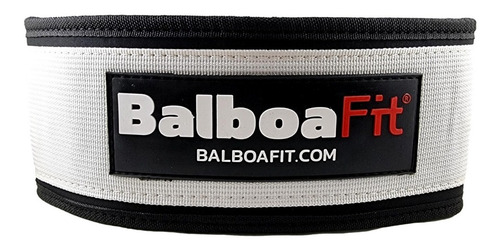 Imagen 1 de 6 de Cinturon Fuerza Recto 4 Pulgadas Balboafit Gimnasio Lumbar