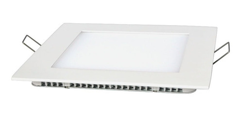 Plafon Panel Led 18w Embutir Cuadrado Luz Blanca Fria