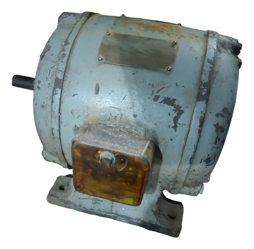 Motor 1 Hp 920p.min 380v Marca Heemaf Ind Arg. Funciona (Usado)